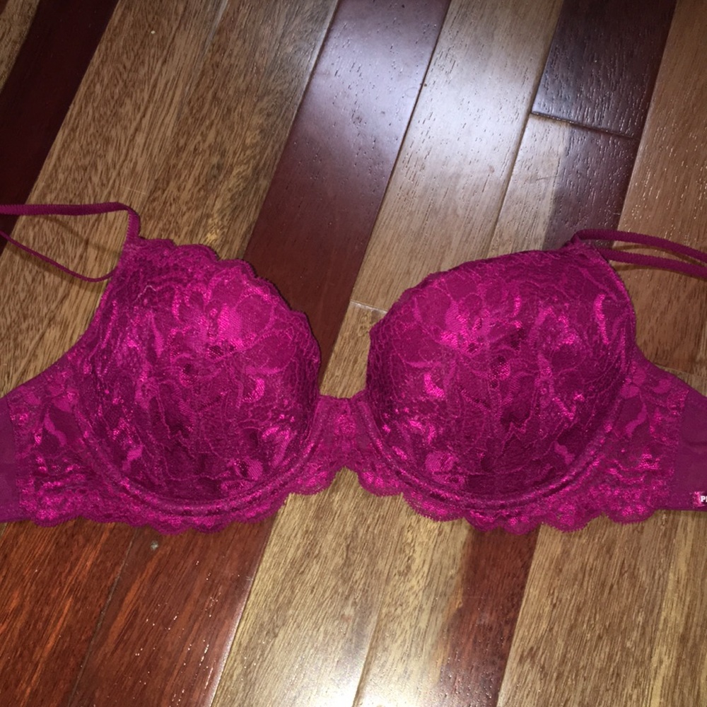 Purple lace Victoria's Secret bra